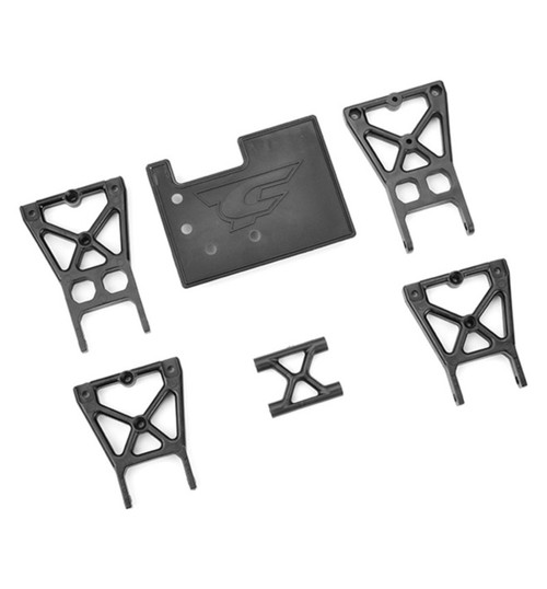 Corally Center Roll Cage Mount - Chassis Tube Version - Composite COR00180-716