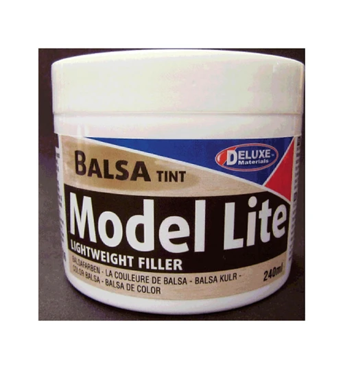 Deluxe Materials Model Lite Balsa Filler Balsa Brown: 240cc DLMBD6