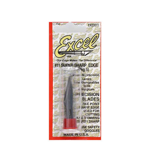 Excel Super Sharp #11 Blades (5) Made in USA EXL20011