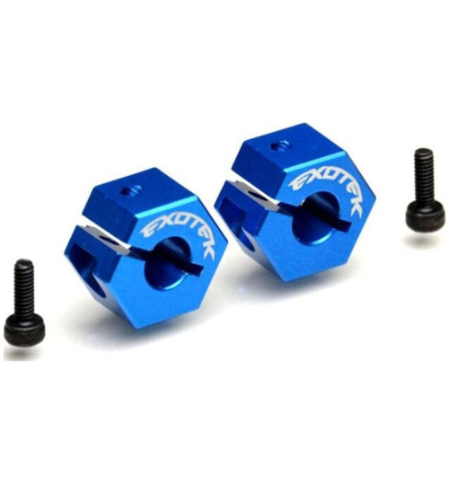 Exotek Associated Pro2 SC10 Rb10 Sr10 B5 Rear Clamping Hex 7075 1 Pair EXO2375