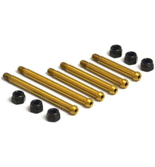 Exotek Rc10 Classic Bolted Hinge Pins 6 , Front Arms, Steel with Nitrid EXO2360