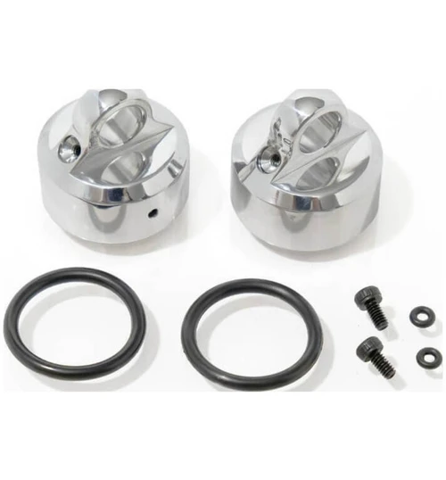 Tekno RC Shock Caps (polished 7075 emulsion/vented/standard 2 pieces) TKR8702X