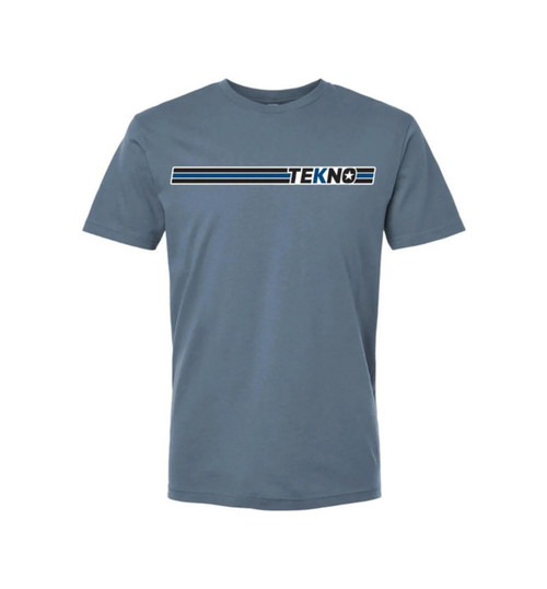Tekno RC Medium Tekno RC T-Shirt (Classic T Logo slate blue heather) TKRTS10M