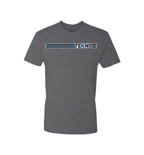 Tekno RC Medium Tekno RC T-Shirt (Classic T Logo heavy metal heather) TKRTS09M