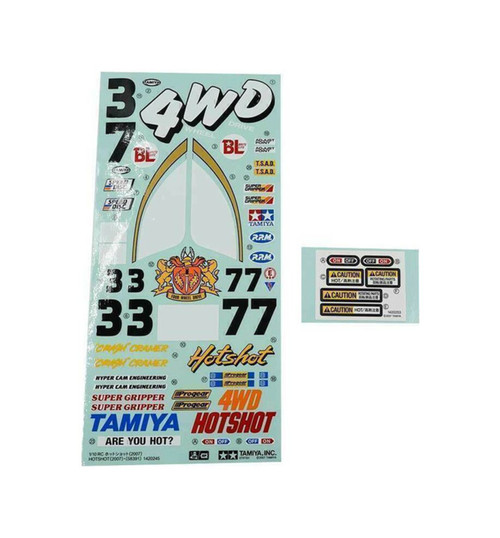 Tamiya RC Sticker: 58391 Hot Shot TAM9495516