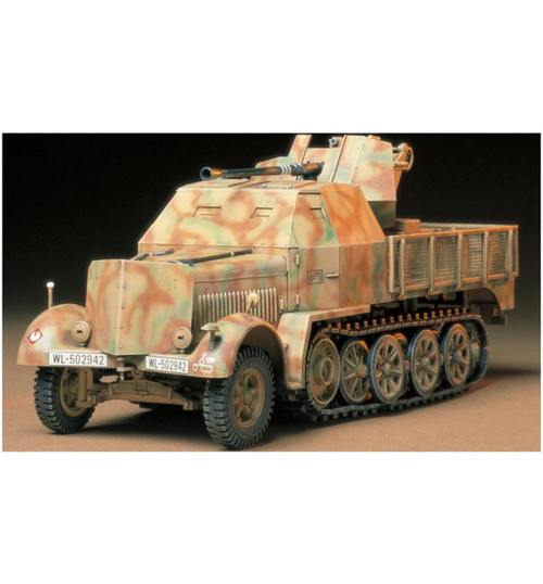 Tamiya 1/35 German 8ton Semi-Track 3.7cm Flak 37 Sd.Kfz. 7/2 Armore-TAM35144