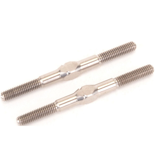 Schumacher Racing Titanium Turnbuckle - 39mm - Silver - pr SCHU7316