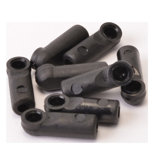 Schumacher Racing Ball Socket Long Black - pk8 SCHU4303