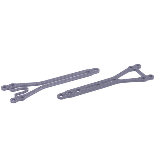 Schumacher Racing C/F Split Top Decks 2mm - Mi10 (pr) SCHU9497