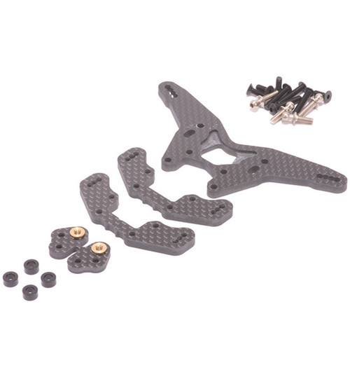 Schumacher Racing C/F Rear Tower Conversion (STC) High Grip schU9441
