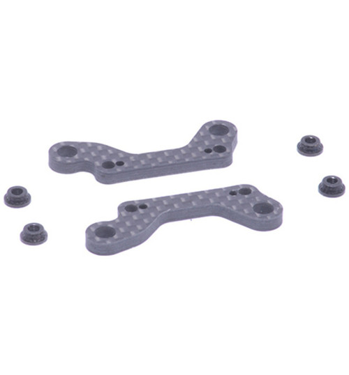 Schumacher Racing C/F Rear Link Mount - Mi10 (pr) SCHU9509
