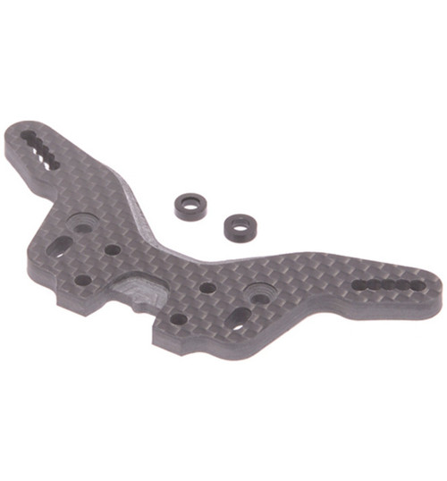 Schumacher Racing C/F Low Rear Shock Tower (-3mm) - LD2/3  schU9405