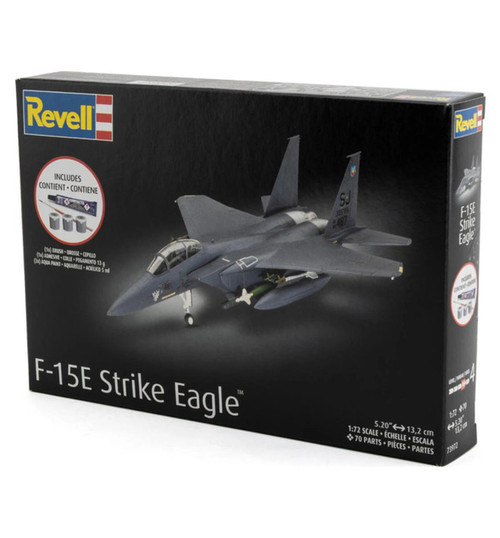 Revell 1/72 F-15e Strike Eagle Plastic Model Kit RMX73972