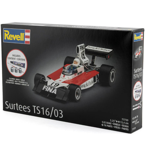 Revell 1/32 Surtees Ts16/03 Formula 1 Car Plastic Model Kit RMX77739
