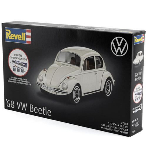 Revell 1/32 1968 Volkswagen Beetle Plastic Model Kit RMX77681