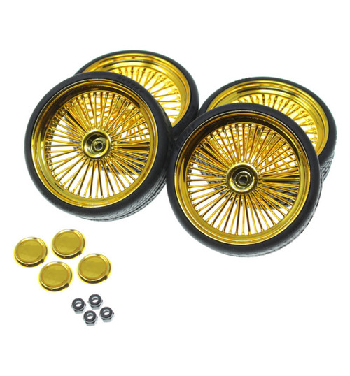 Redcat Gold 26in Wire Wheel & Tire Set RER19793