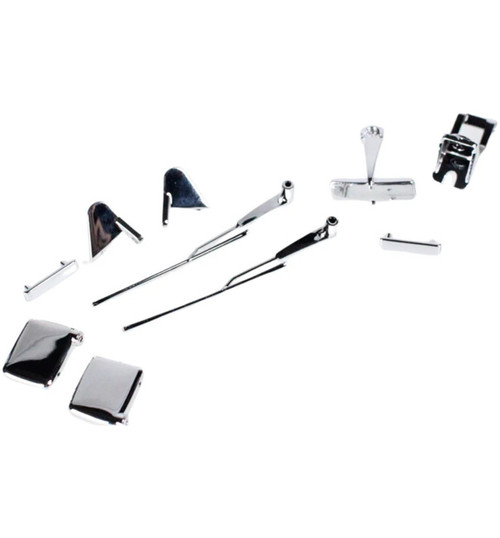 Redcat 93 Nissan D21 Cab Accessories (Chrome)(1set) RER15796