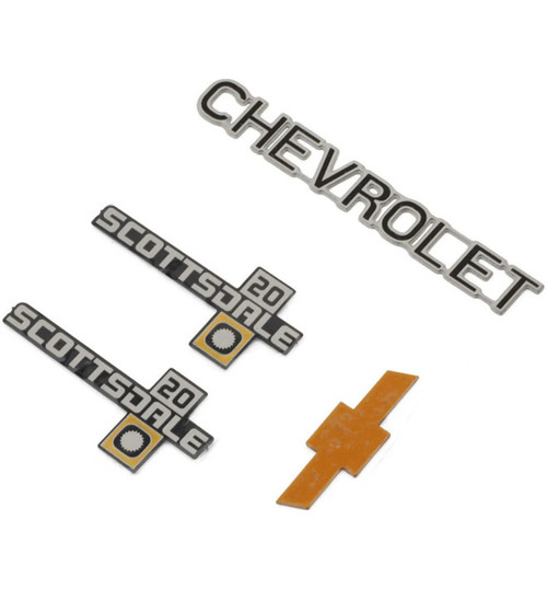 RC4WD Chevrolet K10 Scottsdale Metal Emblem Set (K20) RC4Z-S0112