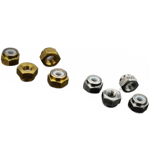R1Wurks Titanium Nitride Coated M3 Locknuts (4) R1W900017