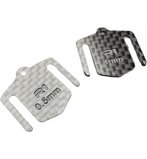 R1Wurks R1B Front Arm Mount Shim Set Carbon Fiber R1W920284