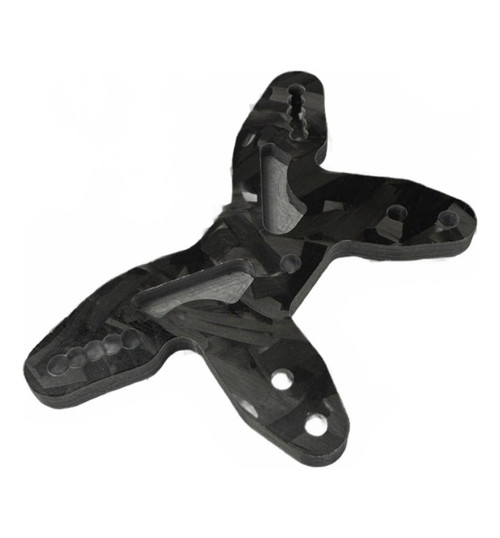 R1Wurks (LD3 Series) Front Carbon Fiber Shock Tower Matte Fo-R1W900181-F