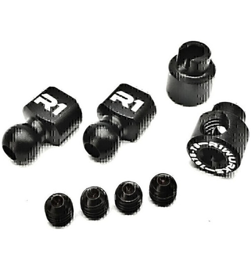 R1Wurks (B7 / B84 Series) Aluminum Sway Bar Hardware Set Black R1W900150