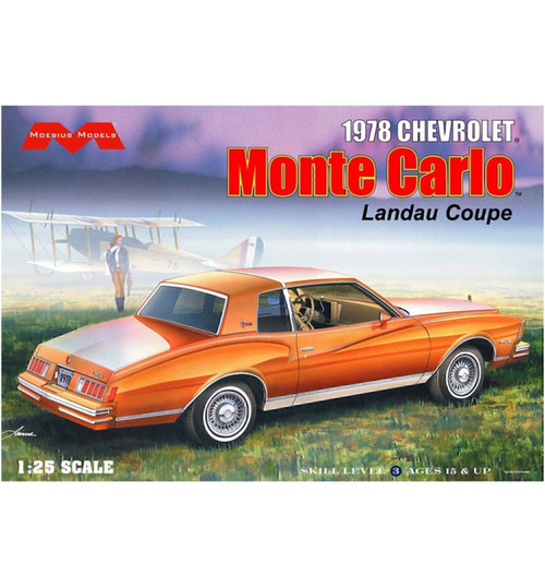 Moebius Models 1978 Chevrolet Monte Carlo Landau Coupe 1/25th Scale MOE2330