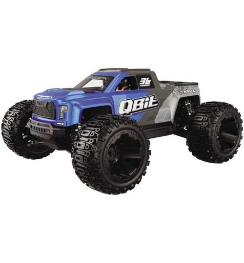 Maverick QBit MT 1/16 4WD RTR Brushed Monster Truck (Blue) MVK151000