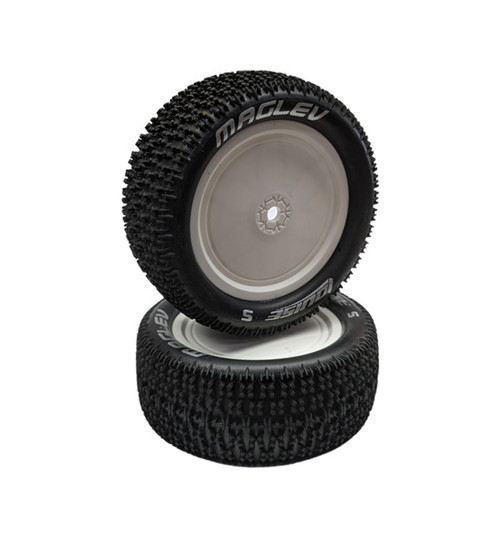 Louise RC 1:10 E-Maglev Tires 4WD/Front Soft White 12mm (2) L-T3174SWKF