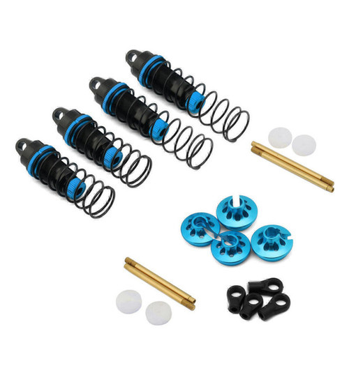 Koswork Team Associated RC10 Aluminum 12mm Big Bore Shocks Set (Blac-KOS04191-5B