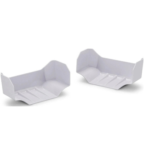 JConcepts 1:8th Truggy Injection Molded Front Wing, White, 2pc, Tekno JCO0527W