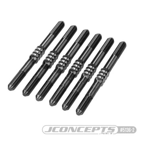 JConcepts RC10b7 Fin Titanium Turnbuckle Set Black JCO5136-2