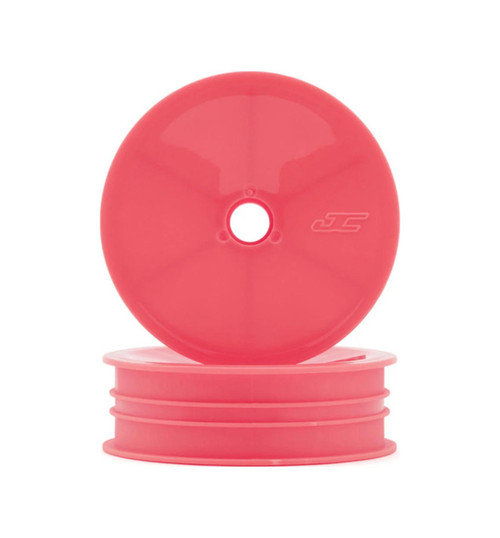 JConcepts RC10 Mono 2.0 Vintage Buggy Front Wheels (Pink) (2) JCO3478P
