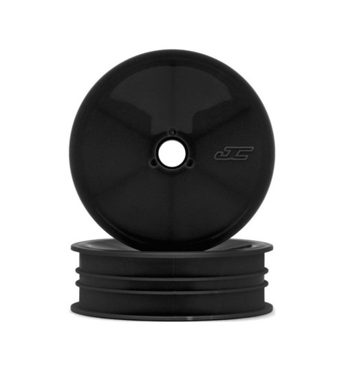 JConcepts RC10 Mono 2.0 Vintage Buggy Front Wheels (Black) (2) JCO3478B