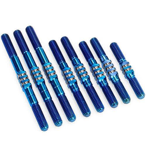 JConcepts RC10 Factory Team Fin Titanium Turnbuckle Set Burnt Blue JCO5373-1