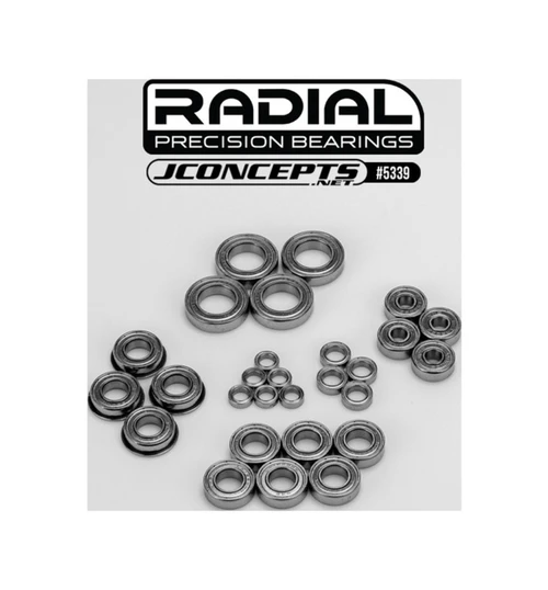 JConcepts NB48 2.2 EB48 2.2 ET48 2.2 NT48 2.2 Radial NMB Bearing Set 2 JCO5339