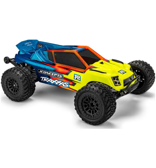 JConcepts P2 - Stadium Truck Body - Fits: Traxxas Rustler Clipless Clear JCO0694