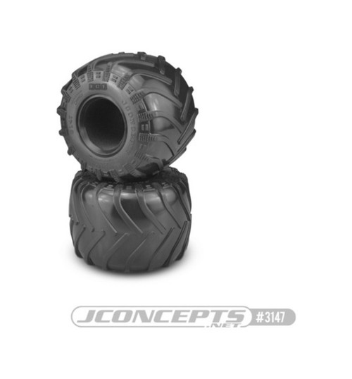 JConcepts JCT Monster Truck Tires-Blue (Soft) Compound for 2.6 x 3.6 JCO3147-01