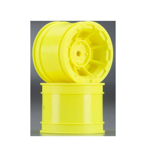 JConcepts Hazard 1.7 inch RC10 Rear Wheels Yellow (2) JCO3359Y