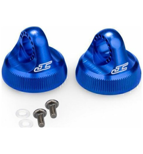 JConcepts Fin 13mm Shock Cap Blue Fits Team Associated 13mm Shock Body JCO2701-1