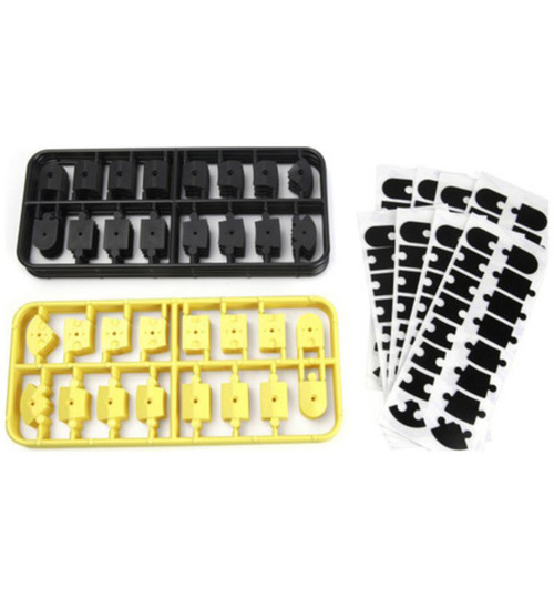 HPI Nano-Ttr Curb Set - Black and Yellow HPI161411