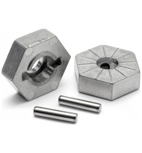 HPI Hex Wheel Hub 17mm Silver Svg X HPI86804