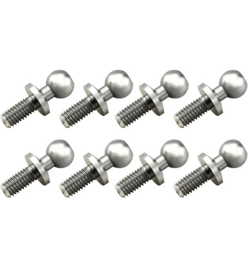 Hot Racing Losi 22s Drag SCT ST Stainless Steel 4.8 x 6mm Ball Studs DRL21BN
