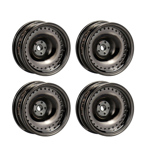 Hot Racing Axial SCX30 Black Brass CL 9.3g Wheels (4) SXTY919H01