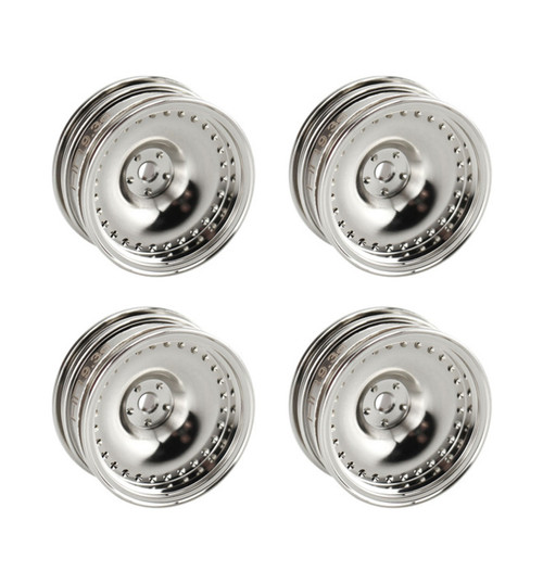Hot Racing Axial SCX30 Chrome Brass Wheels CL 9.3g (4)  SXTY919H08
