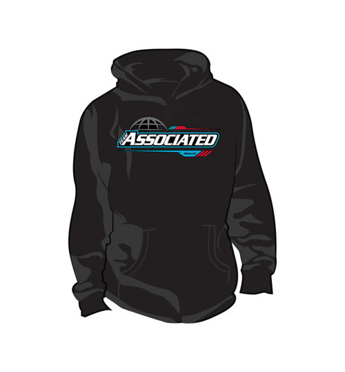 Associated TEAM AE WC25 Pullover Hoodie Black LG ASC97221