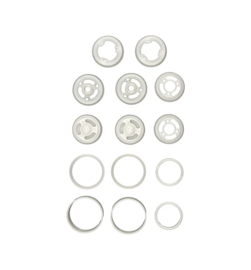 Associated Model 24 Wheel Set White ASC21753