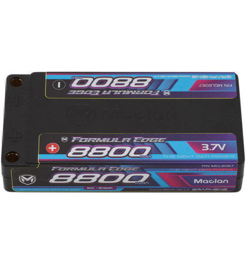 Maclan Formula Edge 1s 160c Ulcg Shorty LiPo Battery (3.7v/8800mah) MCL6067