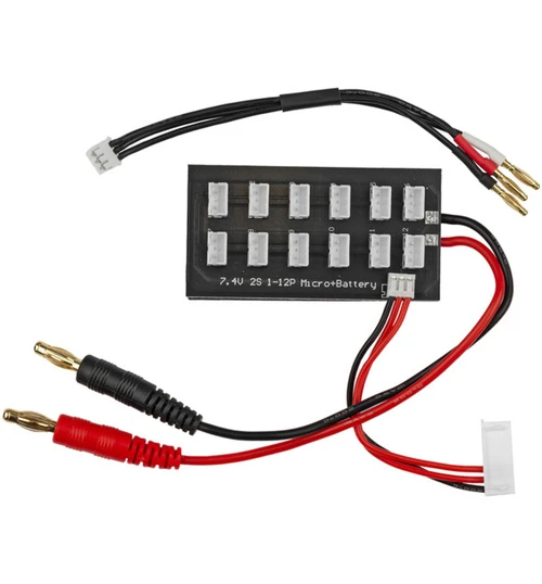 Associated 2S Parallel Charging Board w/2mm Bullet Adapter ASC27244