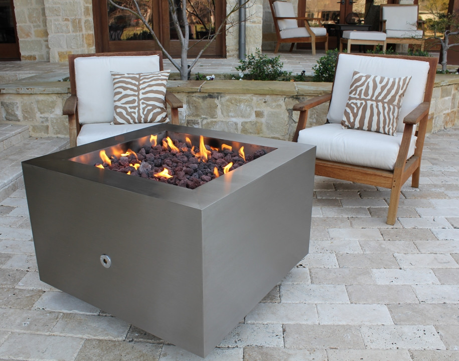 ASCENT - Gas Fire Pit (Hidden Tank) | Bent Into Shape